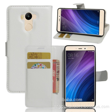 New Fashion Design flip PU leather case for xiaomi Redmi 4